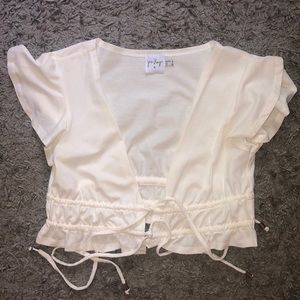 Princess Polly Tie-Front Tee